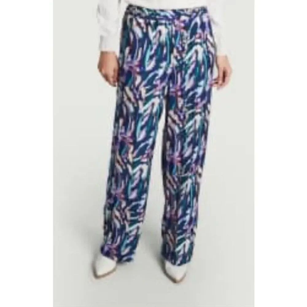 Chloe Stora Rey Wide Leg Pant NWT Size 34